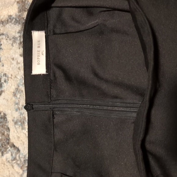 Shorts Skirt skort like new large Sophie Rue black - Picture 3 of 5